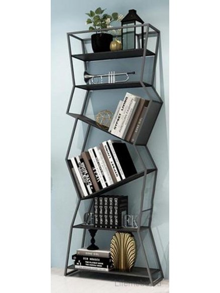 Стеллаж Akur Loft Houston металлокаркас черный