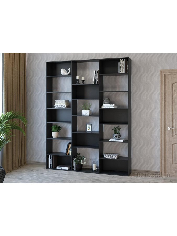 Стеллаж Алстар-16 МХ черный