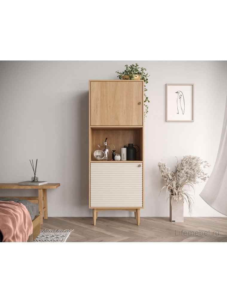 Стеллаж Баббл (Bubbles) BBL07S Орех