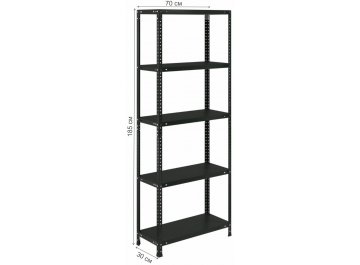 Стеллаж Brabix MS KD-185/30/70-5