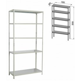 Стеллаж Стеллаж MS Plus-200/40-5