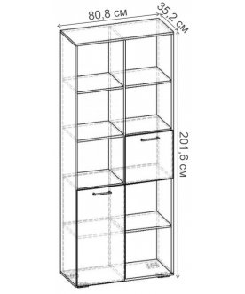 Стеллаж Бриз-2.06 СТ.066.808-01