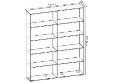 Стеллаж Бриз-8.00 СТ.130.1600-00