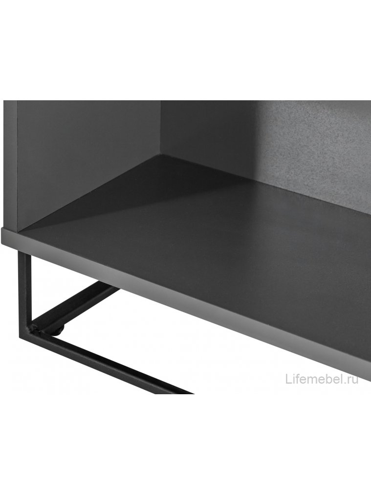 Стеллаж City завершающий графит