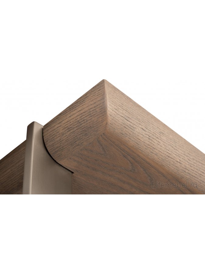 Стеллаж Cмут ясень / хром