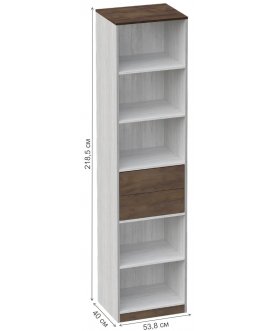 Офисный стеллаж Даллас дуб винтерберг / таксония