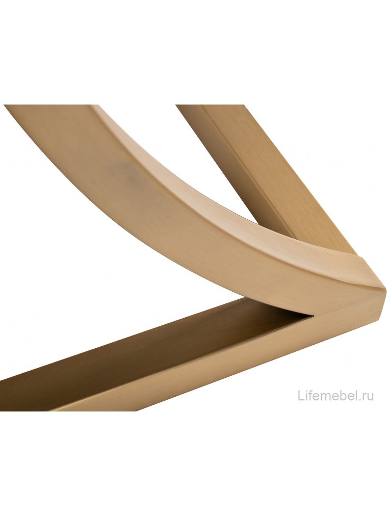 Стеллаж Эльц прозрачный / золото