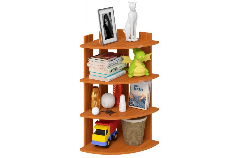 Стеллаж H850 вишня оксфорд угловой