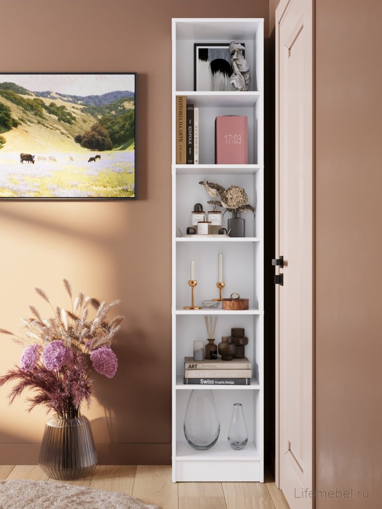 Стеллаж Hardy лдсп белый