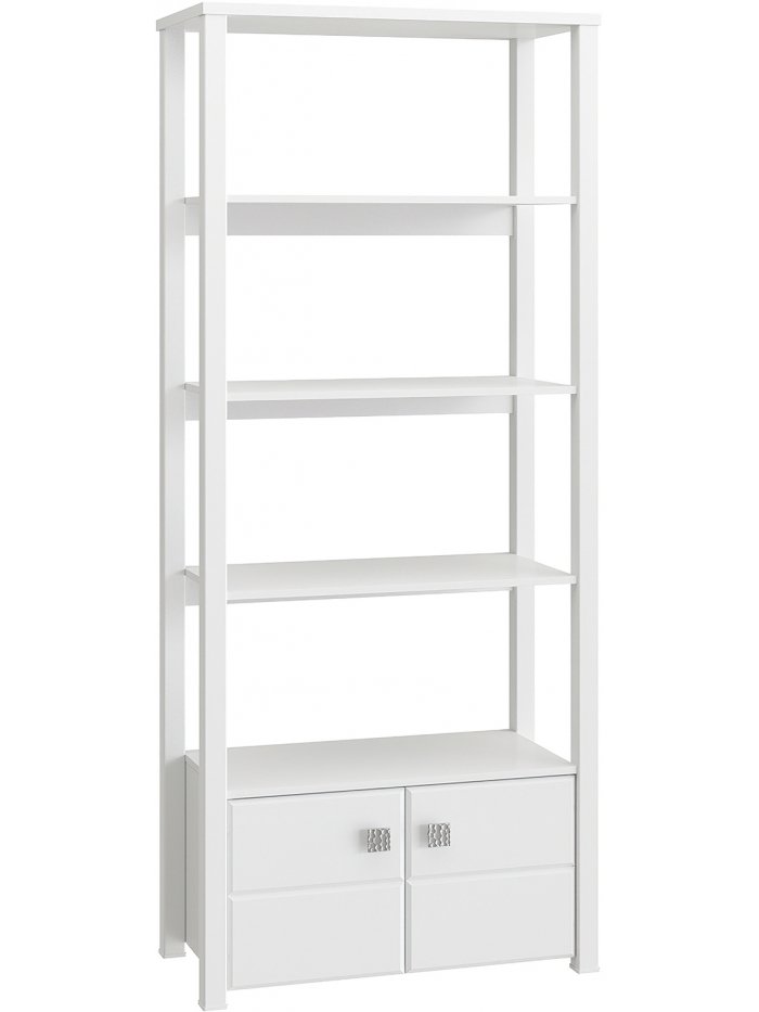 Стеллаж Изабель ИЗ-62К белое дерево