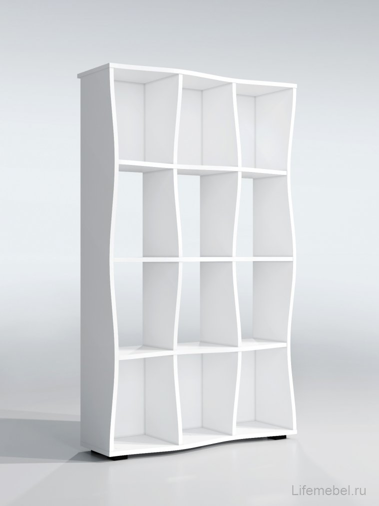 Стеллаж Контемпо КТ-02 белый бриллиант