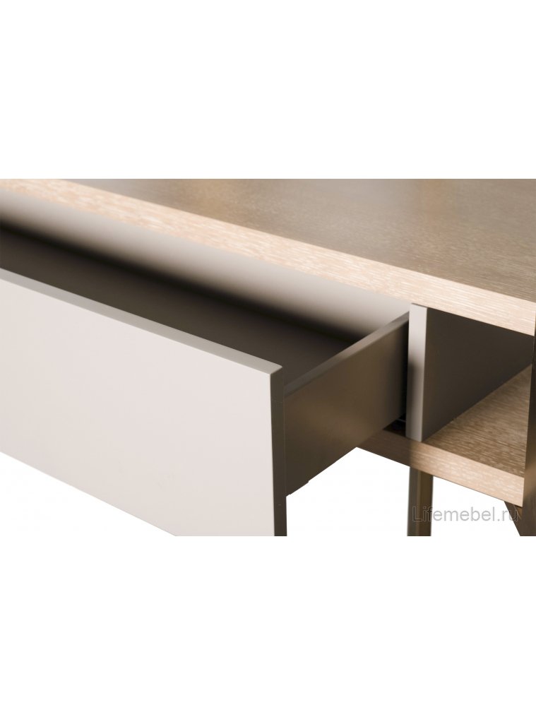 Стеллаж Кроссинг светлый дуб / золото