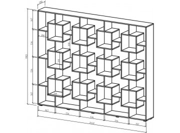 Стеллаж Квадро-4