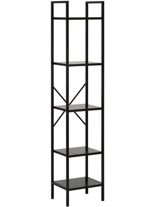 Стеллаж Leset Стилвуд 15 черный