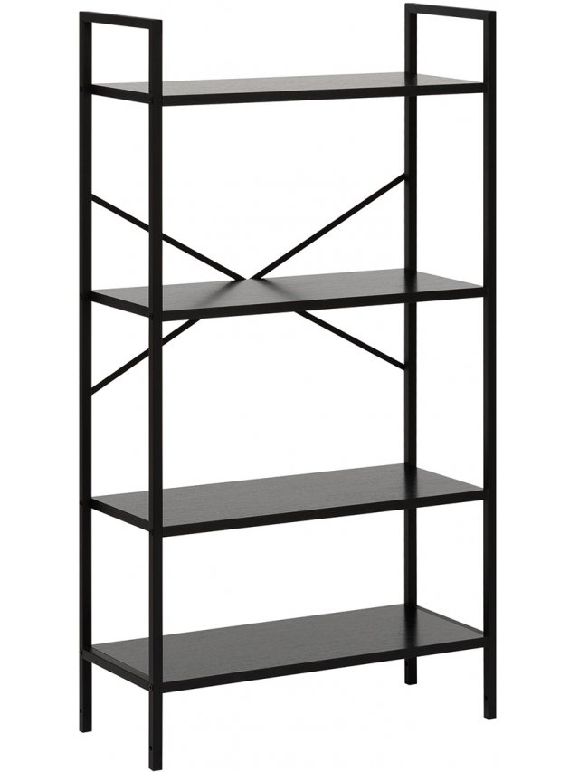 Стеллаж Leset Стилвуд 24 черный