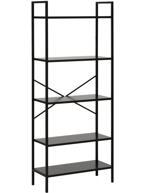 Стеллаж Leset Стилвуд 25 черный
