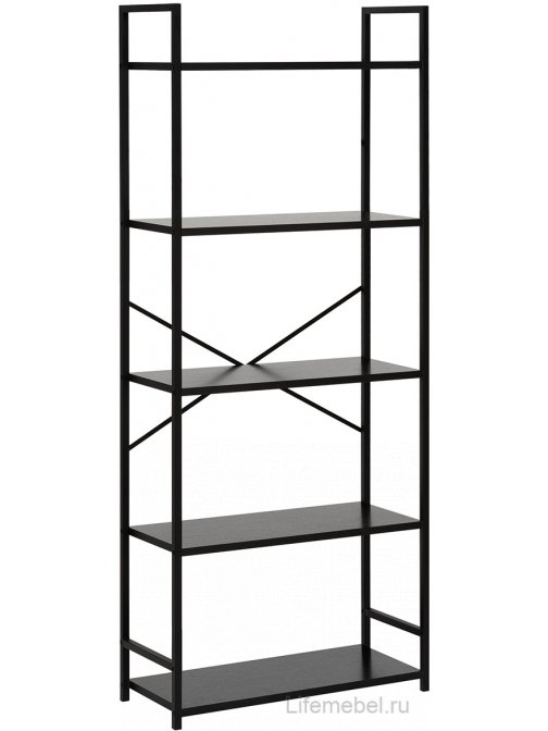 Стеллаж Leset Стилвуд 25 черный