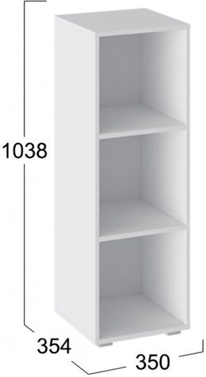 Стеллаж Литл Тип 3 белый