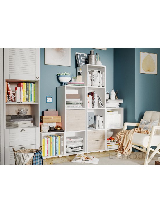 Стеллаж Литл Тип 4 белый