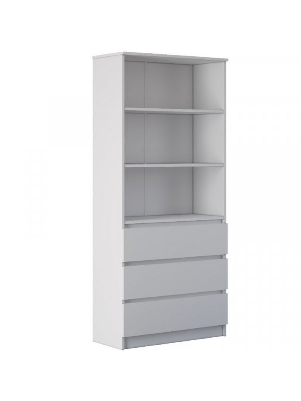 Стеллаж Мальм 80 три ящика