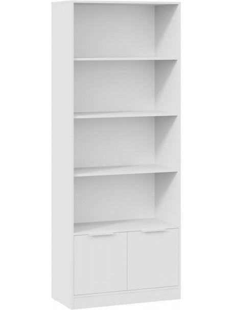 Стеллаж Марли белый комбинированный