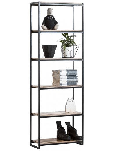 Стеллаж Metalframe жженая береза