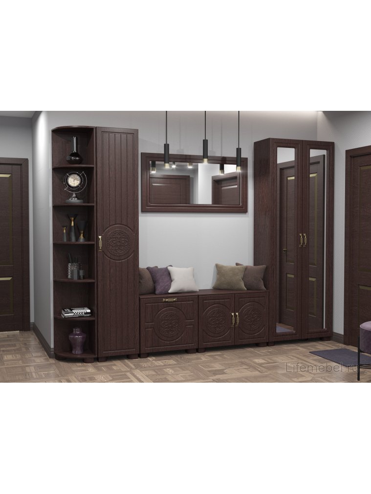 Стеллаж Монблан МБ-23 венге подлинный