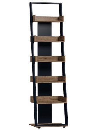 Стеллаж Nature 95 дуб табачный craft / черный