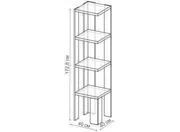 Стеллаж Норд-13.01 СТ.144.400-00