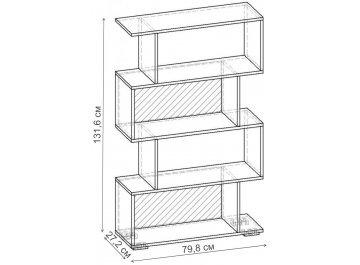 Стеллаж Норд-3.04 СТ.071.798-00