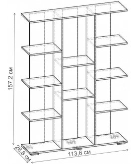 Стеллаж Норд-4.03 СТ.076.1136-00