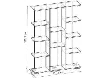 Стеллаж Норд-4.03 СТ.076.1136-00