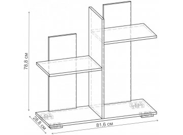 Стеллаж Норд-5.05 СТ.099.816-00