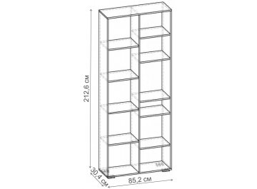 Стеллаж Норд-8.02 СТ.126.852-00