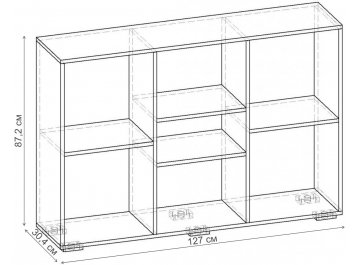 Стеллаж Норд-8.04 СТ.128.1270-00