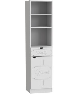 Книжный шкаф ДримСтар ДС-62 белое дерево
