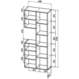 Стеллаж Рикс-2