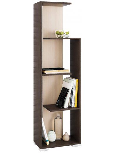 Стеллаж Ромео 6 венге / дуб молочный