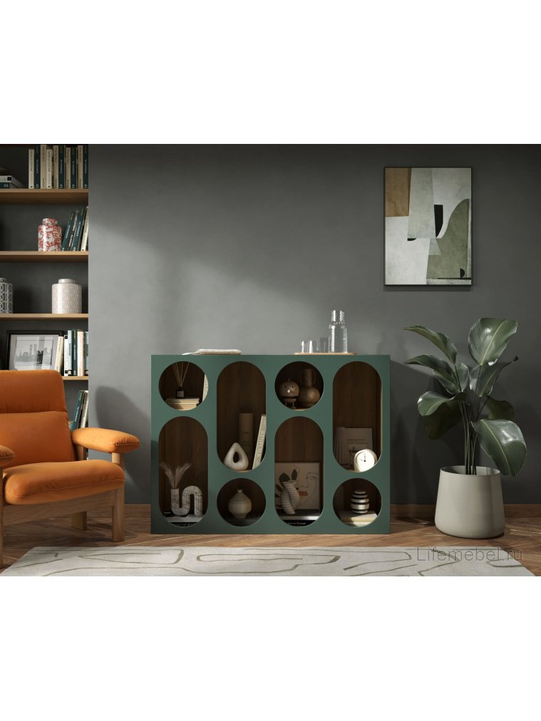 Стеллаж Роса (ROSA) R16 Зеленый