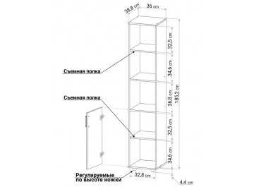 Стеллаж С111