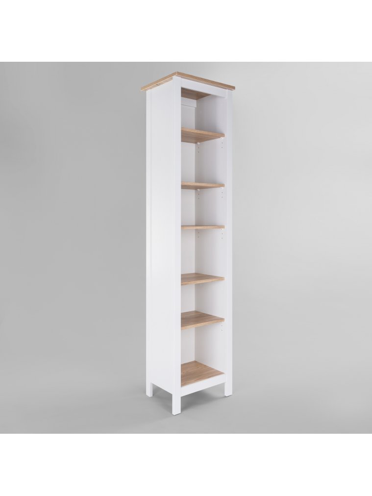 Стеллаж Сага 50 белый / ясень