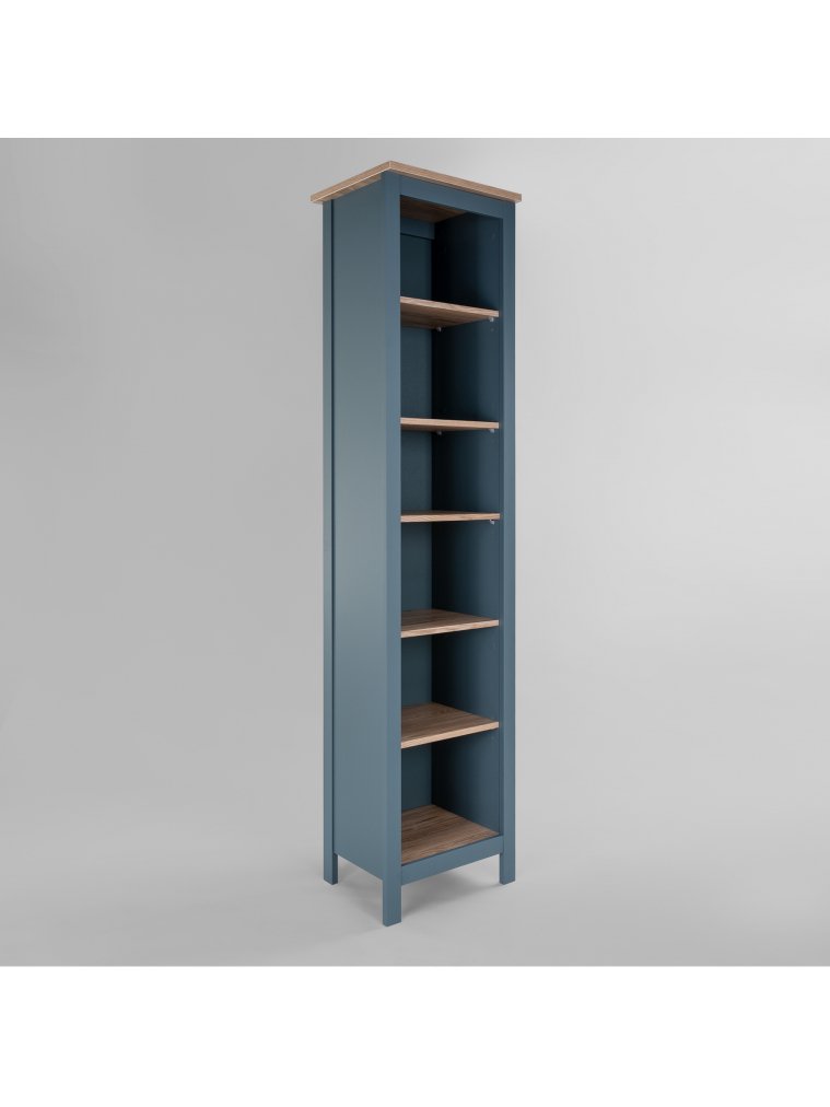 Стеллаж Сага 50 бирюзовый / ясень