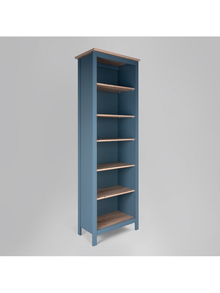 Стеллаж Сага 70 бирюзовый / ясень