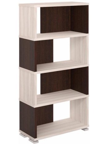 Стеллаж СБ-10-4 карамель / венге