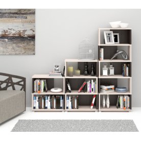 Стеллаж СБ-10-4 венге / карамель