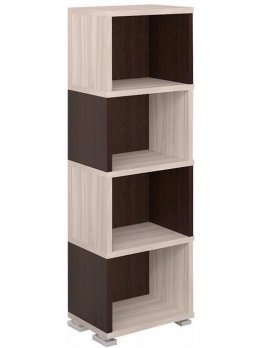 Стеллаж СБ-15-4 карамель / венге
