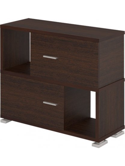 Стеллаж СБ-30-2 карамель / венге