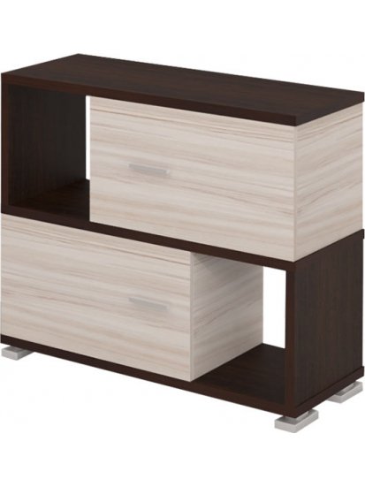 Стеллаж СБ-30-2 карамель / венге