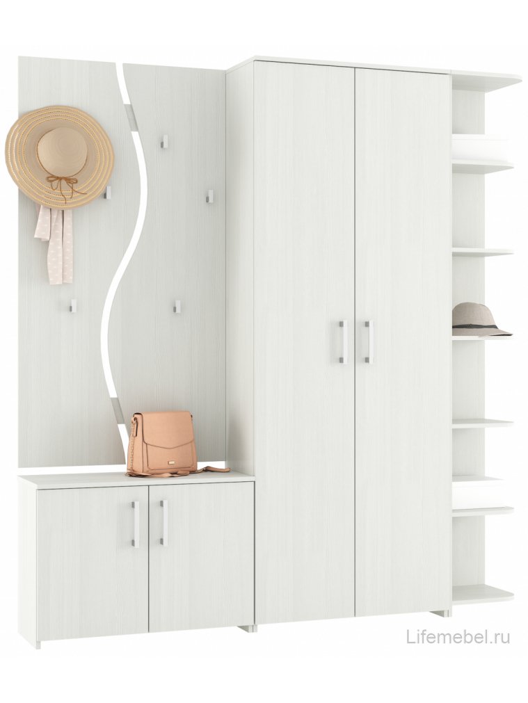 Стеллаж Агата АТ-9 северное дерево светлое