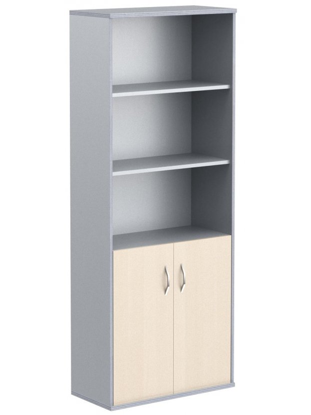 Стеллаж Imago СТ-1.1 клен / металлик